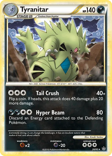 Tyranitar 26/95 HS—Unleashed