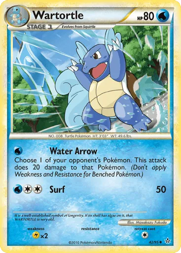Wartortle 42/95 HS—Unleashed