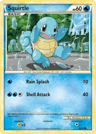 Squirtle 63/95 HS—Unleashed