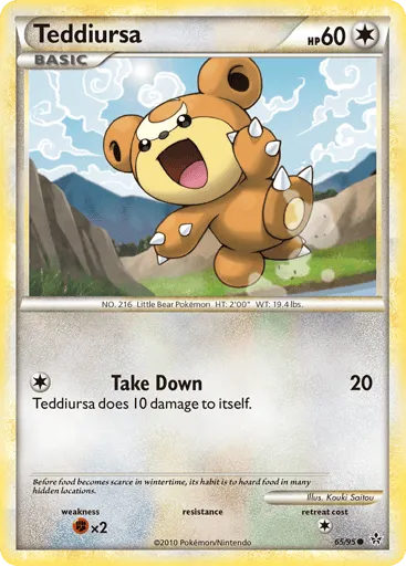 Teddiursa 65/95 HS—Unleashed
