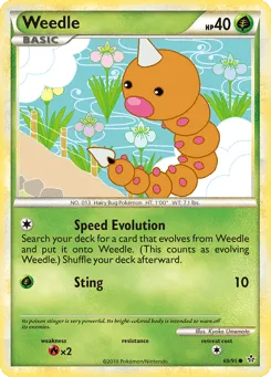 Weedle 69/95 HS—Unleashed