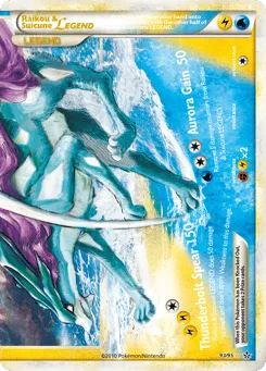 Raikou & Suicune LEGEND 93/95 HS—Unleashed