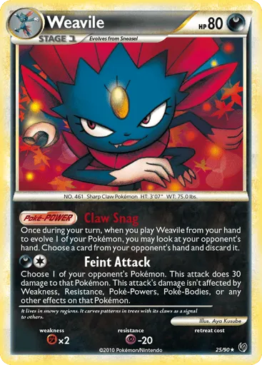 Weavile 25/90 HS—Undaunted