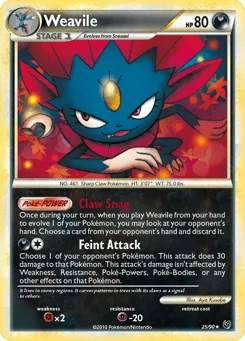 Weavile 25/90 HS—Undaunted