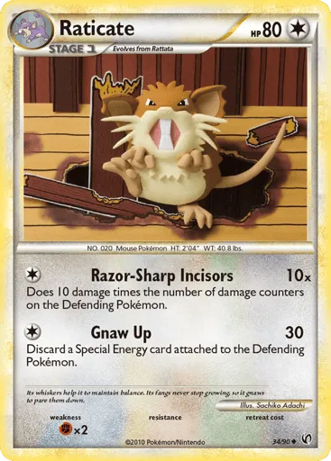 Raticate 34/90 HS—Undaunted