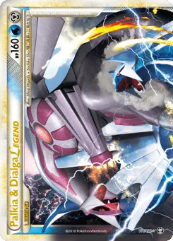 Palkia & Dialga LEGEND 101/102 HS—Triumphant