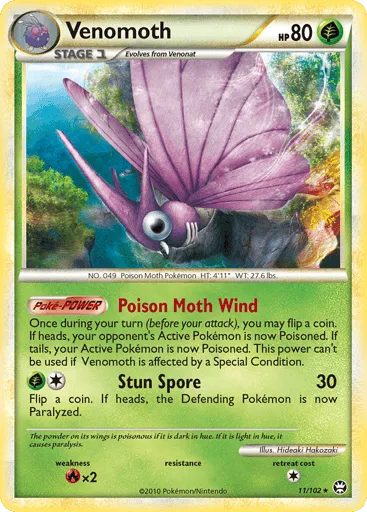 Venomoth 11/102 HS—Triumphant