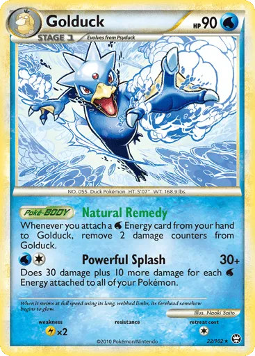 Golduck 22/102 HS—Triumphant