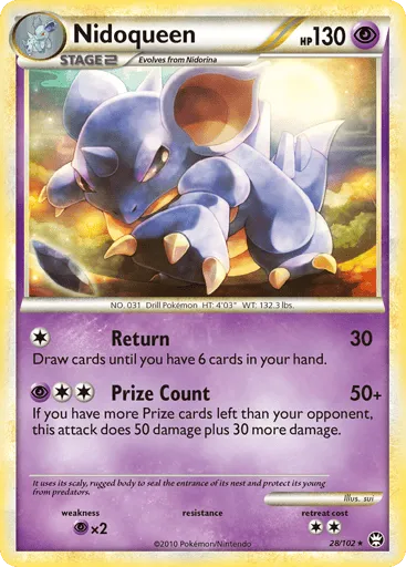 Nidoqueen 28/102 HS—Triumphant
