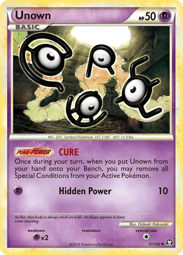 Unown 51/102 HS—Triumphant