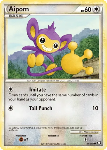 Aipom 55/102 HS—Triumphant