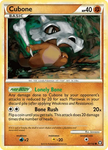 Cubone 60/102 HS—Triumphant