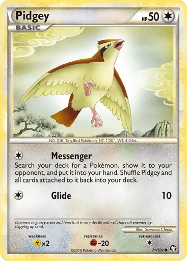Pidgey 71/102 HS—Triumphant