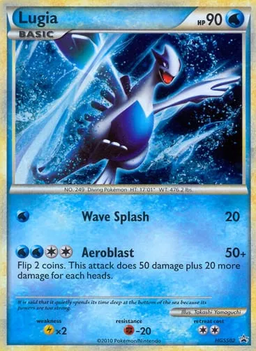 Lugia HGSS02 HGSS Black Star Promos