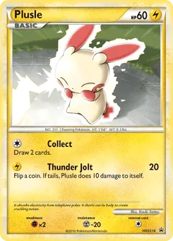 Plusle HGSS16 HGSS Black Star Promos