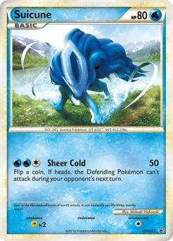 Suicune HGSS21 HGSS Black Star Promos