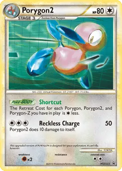 Porygon2 HGSS23 HGSS Black Star Promos