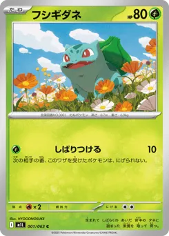 Bulbasaur 001/063 Mega Brave