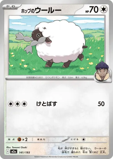 Hop's Wooloo 141/193 MEGA Dream ex