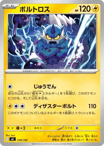 Thundurus 258/742 Start Deck 100 Battle Collection
