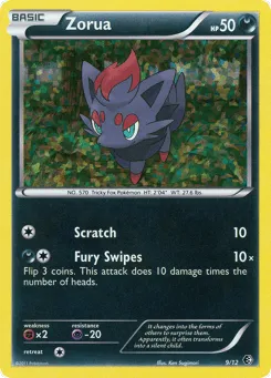 Zorua 9/12 McDonald's Collection 2011