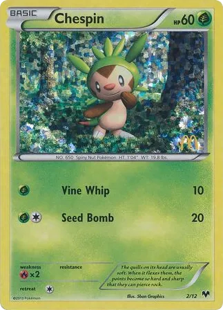 Chespin 2/12 McDonald's Collection 2014