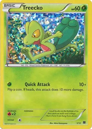 Treecko 1/12 McDonald's Collection 2015