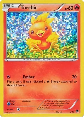 Torchic 3/12 McDonald's Collection 2015
