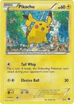 Pikachu 6/12 McDonald's Collection 2015
