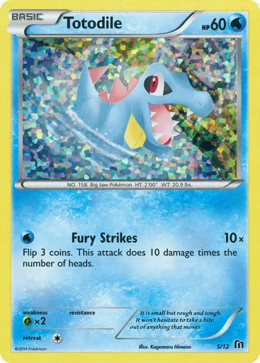 Totodile 5/12 McDonald's Collection 2016