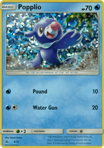 Popplio 4/12 McDonald's Collection 2017