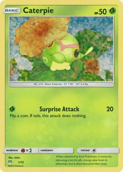 Caterpie 1/12 McDonald's Collection 2019