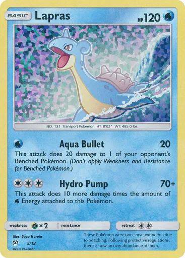 Lapras 5/12 McDonald's Collection 2019