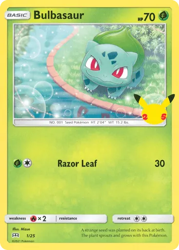 Bulbasaur 1/25 McDonald's Collection 2021