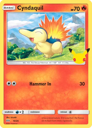 Cyndaquil 10/25 McDonald's Collection 2021