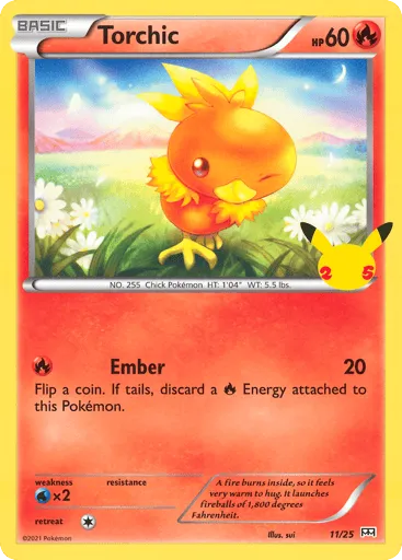 Torchic 11/25 McDonald's Collection 2021