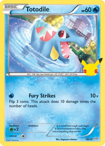 Totodile 18/25 McDonald's Collection 2021