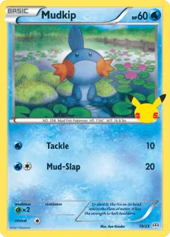 Mudkip 19/25 McDonald's Collection 2021