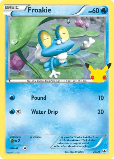 Froakie 22/25 McDonald's Collection 2021