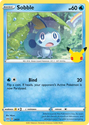 Sobble 24/25 McDonald's Collection 2021