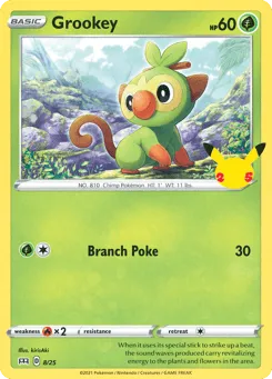 Grookey 8/25 McDonald's Collection 2021