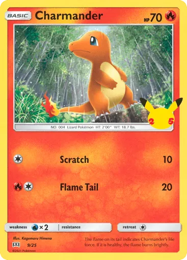 Charmander 9/25 McDonald's Collection 2021