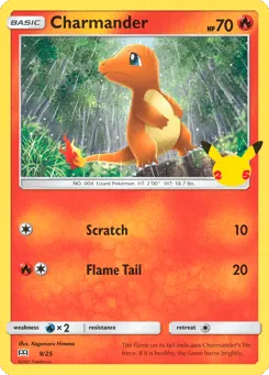 Charmander 9/25 McDonald's Collection 2021