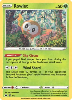 Rowlet 2/15 McDonald's Collection 2022