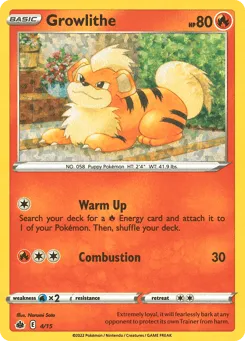 Growlithe 4/15 McDonald's Collection 2022
