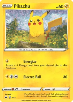 Pikachu 7/15 McDonald's Collection 2022