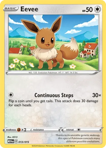 Eevee 013/015 McDonald's Collection 2024