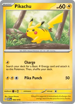 Pikachu 002/015 McDonald's Collection 2024