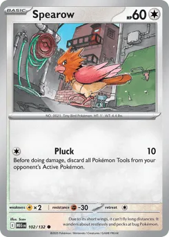 Spearow 102/132 Mega Evolution