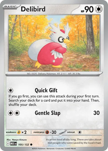 Delibird 105/132 Mega Evolution